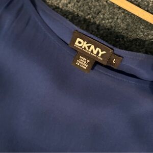 DKNY SHEER AND SATIN SILK WITH CAMISOLE